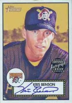 2001 Topps Heritage - Autographs #THA-KB Kris Benson Front