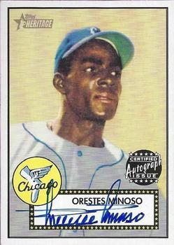 2001 Topps Heritage - Autographs #THA-MM Orestes Minoso Front