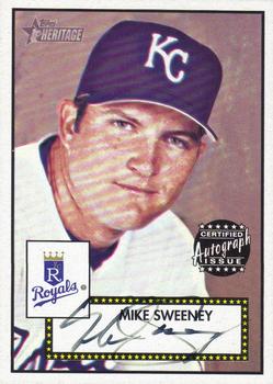 2001 Topps Heritage - Autographs #THA-MS Mike Sweeney Front