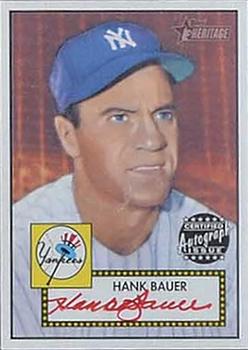 2001 Topps Heritage - Autographs Red Ink #THA-HB Hank Bauer Front