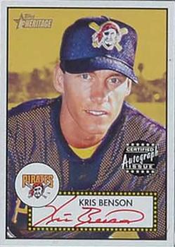 2001 Topps Heritage - Autographs Red Ink #THA-KB Kris Benson Front