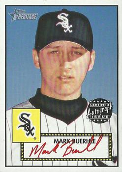 2001 Topps Heritage - Autographs Red Ink #THA-MB Mark Buehrle Front