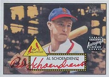 2001 Topps Heritage - Autographs Red Ink #THA-RS Red Schoendienst Front