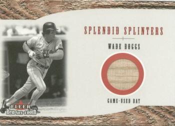 2001 Fleer Boston Red Sox 100th Anniversary - Splendid Splinters Game-Used Bats #NNO Wade Boggs Front