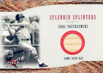 2001 Fleer Boston Red Sox 100th Anniversary - Splendid Splinters Game-Used Bats #NNO Carl Yastrzemski Front