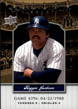 2008 Upper Deck Yankee Stadium Legacy #4396 Reggie Jackson Front