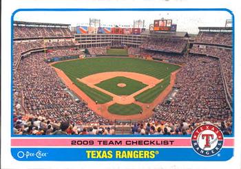 2009 O-Pee-Chee #530 Texas Rangers Front