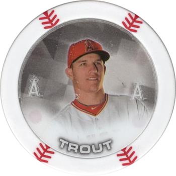2014 Topps Chipz - Glow in the Dark #NNO Mike Trout Front