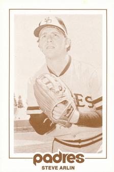 1977 San Diego Padres Schedules #NNO Steve Arlin Front