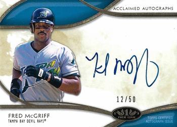 2014 Topps Tier One - Acclaimed Autographs #AA-FMG Fred McGriff Front