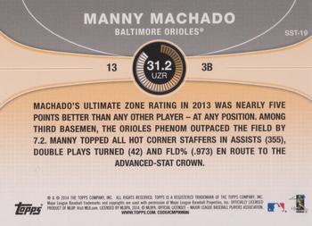 2014 Topps - Saber Stars #SST-19 Manny Machado Back