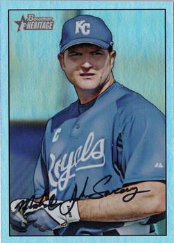 2007 Bowman Heritage - Rainbow Foil #32 Mike Sweeney Front