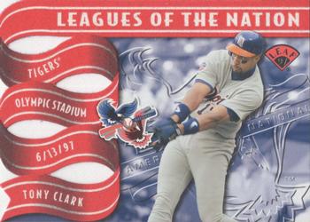 1997 Leaf - Leagues of the Nation #15 Vladimir Guerrero / Tony Clark Front