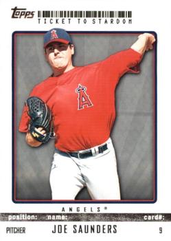 2009 Topps Ticket to Stardom #9 Joe Saunders Front