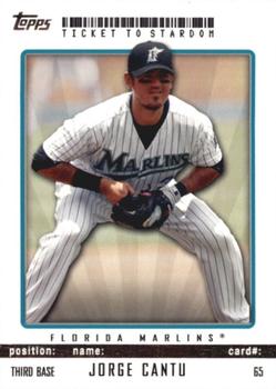2009 Topps Ticket to Stardom #65 Jorge Cantu Front