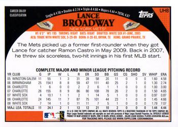 2009 Topps Updates & Highlights #UH8 Lance Broadway Back