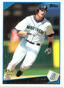2009 Topps Updates & Highlights #UH3 Michael Saunders Front