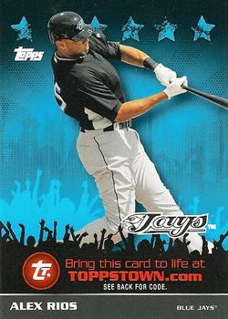 2009 Topps - Ticket to ToppsTown #TTT45 Alex Rios Front
