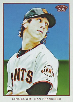 2009 Topps 206 #286 Tim Lincecum Front