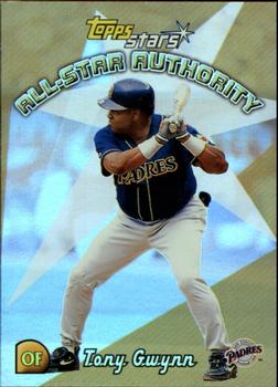 2000 Topps Stars - All-Star Authority #AS5 Tony Gwynn Front