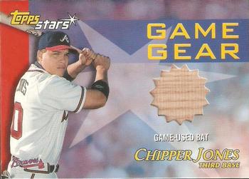 2000 Topps Stars - Game Gear Bats #GGB4 Chipper Jones Front