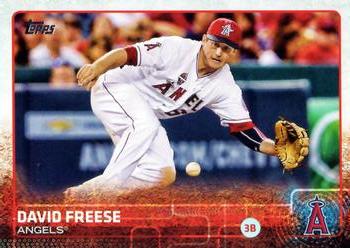 2015 Topps #610 David Freese Front