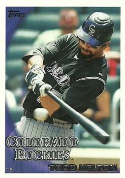 2010 Topps #509 Todd Helton Front