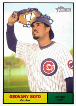 2010 Topps Heritage #12 Geovany Soto Front