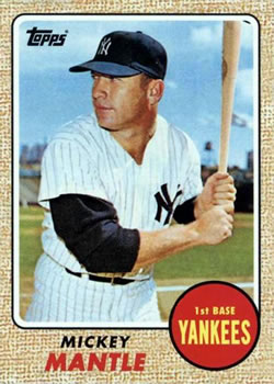 2010 Topps - The Cards Your Mom Threw Out #CMT-17 Mickey Mantle Front