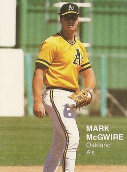 1988 Action Superstars (18 cards, unlicensed) #18 Mark McGwire Front
