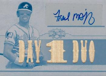 2014 Topps Triple Threads - Relic Autographs Printing Plates Cyan #TTAR-FM3 Fred McGriff Front