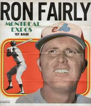 1970 Topps - Posters #10 Ron Fairly Front