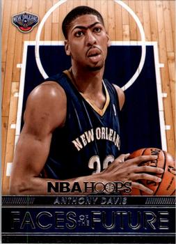 2014-15 Hoops - Faces of the Future #1 Anthony Davis Front