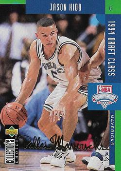 1994-95 Collector's Choice Japanese - Gold Signatures #408 Jason Kidd Front