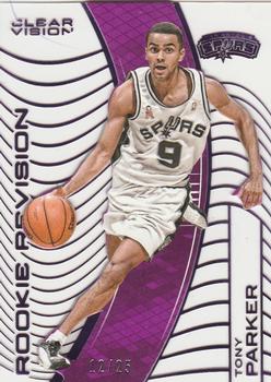2015-16 Panini Clear Vision - Purple #130 Tony Parker Front