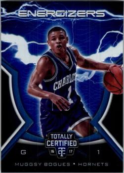 2016-17 Panini Totally Certified - Energizers Blue #13 Muggsy Bogues Front