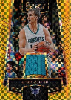 2016-17 Panini Select - Select Swatches Gold Prizms #1 Cody Zeller Front