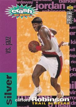 1995-96 Collector's Choice French I - You Crash the Game Silver: Scoring #C27 Clifford Robinson Front