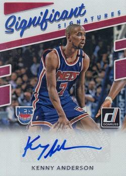 2017-18 Donruss - Significant Signatures #SS-KA Kenny Anderson Front