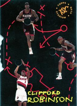 1994-95 Stadium Club - Stat Wheel Spinners #12 Clifford Robinson Front