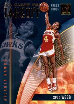 2018-19 Donruss - All Clear for Takeoff Press Proof #7 Spud Webb Front
