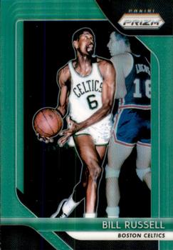 2018-19 Panini Prizm - Prizms Green #25 Bill Russell Front