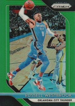 2018-19 Panini Prizm - Prizms Green #39 Russell Westbrook Front