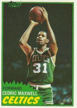 1981-82 Topps #5 Cedric Maxwell Front