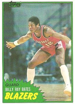 1981-82 Topps #W83 Billy Ray Bates Front