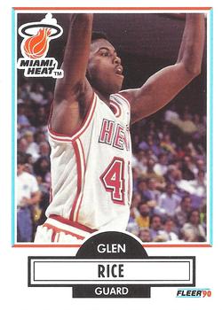 1990-91 Fleer #101 Glen Rice Front
