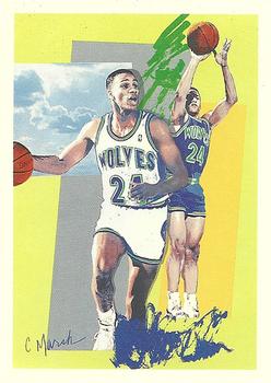 1990-91 Hoops #370 Pooh Richardson Front