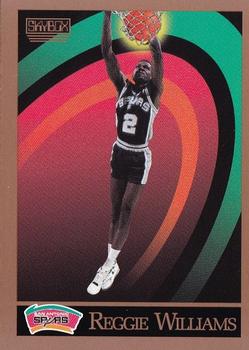 1990-91 SkyBox #416 Reggie Williams Front