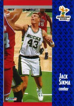 1991-92 Fleer #120 Jack Sikma Front