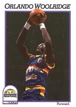 1991-92 Hoops #58 Orlando Woolridge Front